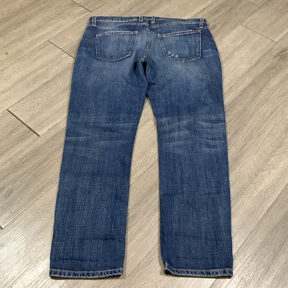 Current/Elliott L40904 Women's Destroy The Fling Pearl Accent Crop Jeans Size 28 - Picture 5 of 13